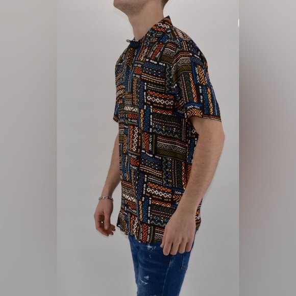 Only and Sons Men’s Button Up T-Shirt - Picture 7 of 7